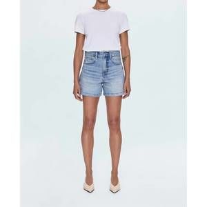 NEW PISTOLA saige high rise a-line short in french riviera